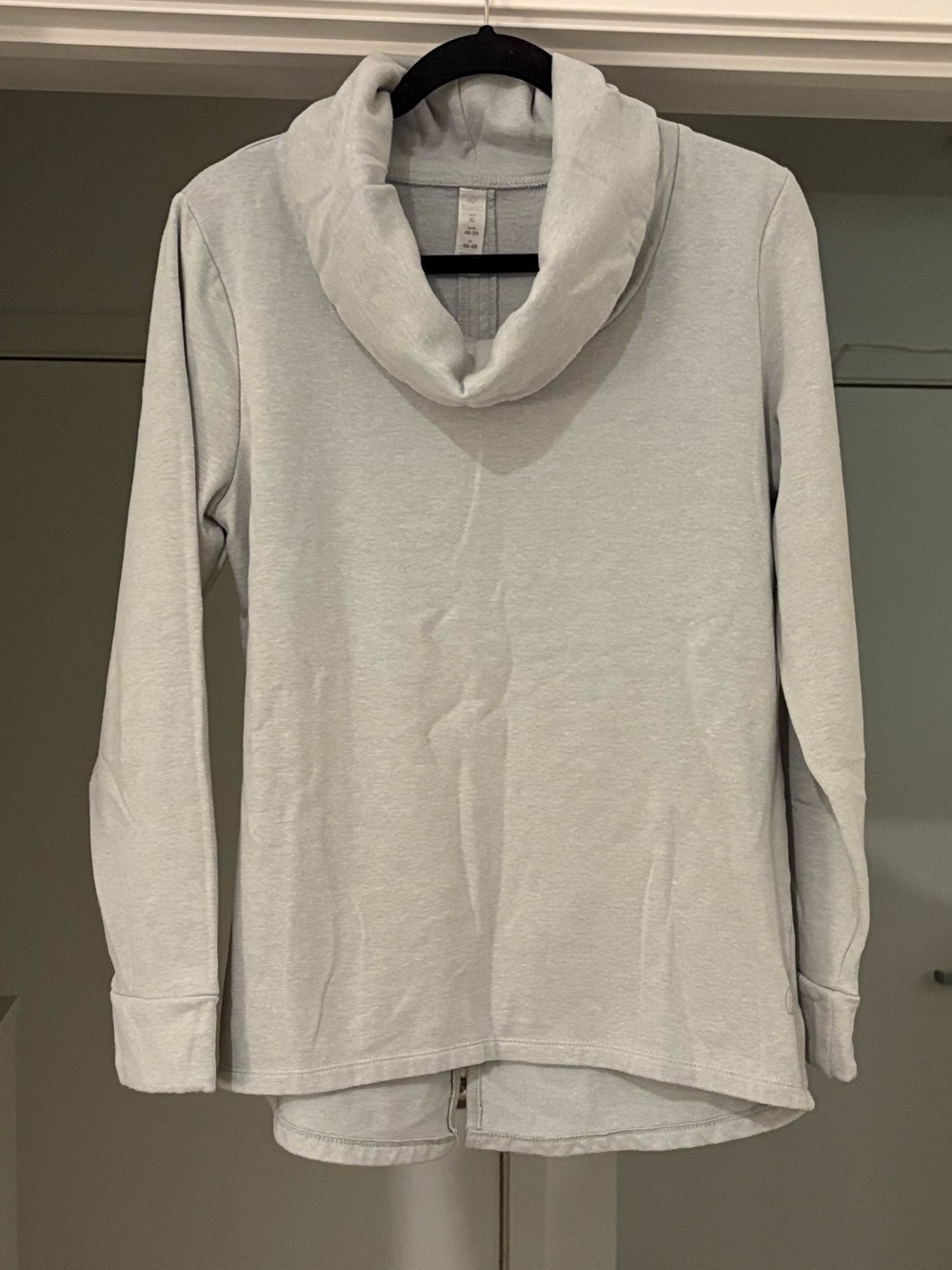 Balance Collection Light Blue Cowl Neck Pullover